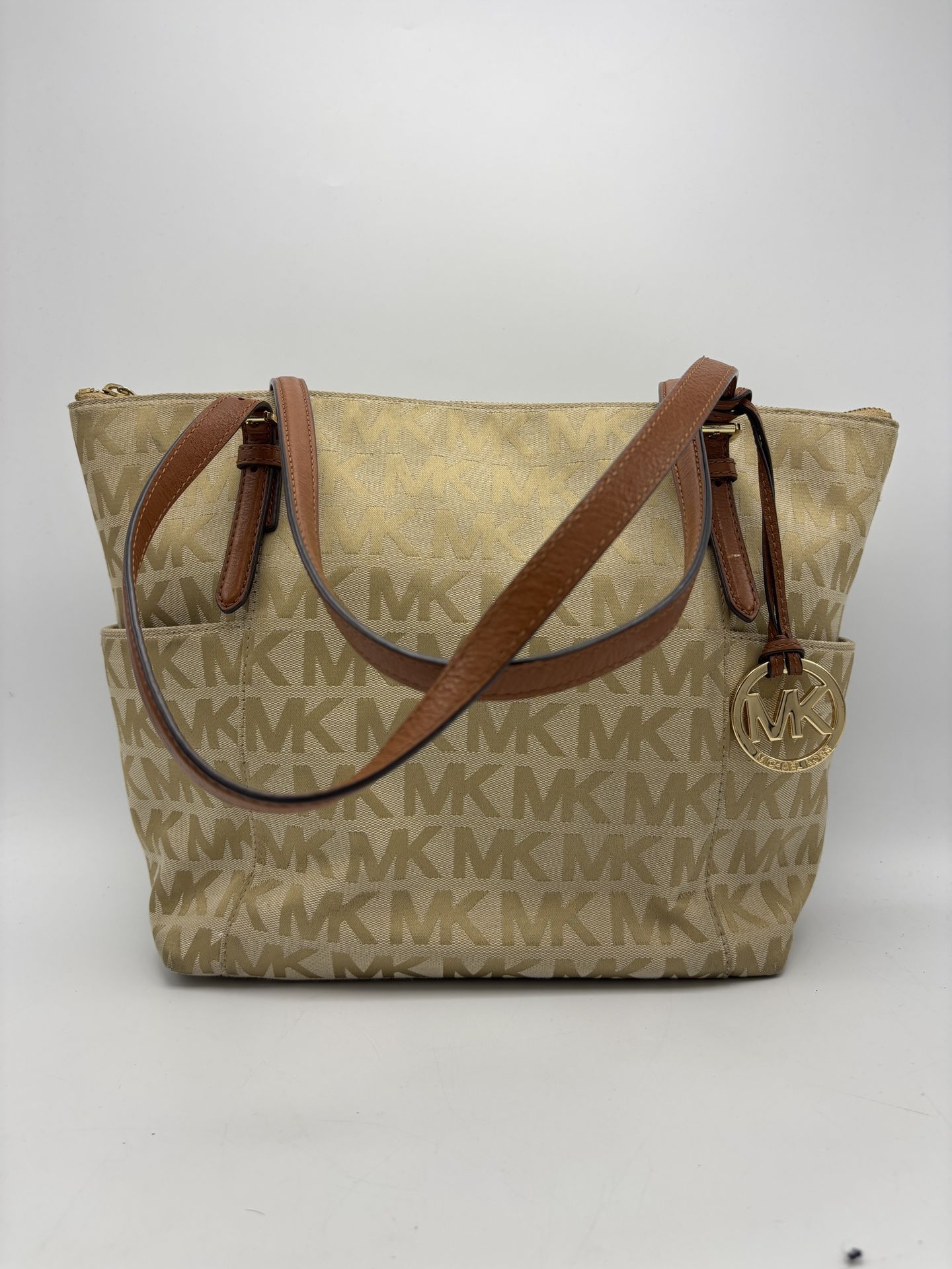 Michael Kors Jet Set Signature Logo Tote Handbag