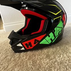 Dirt Bike Helmet New Size YL Dot 
