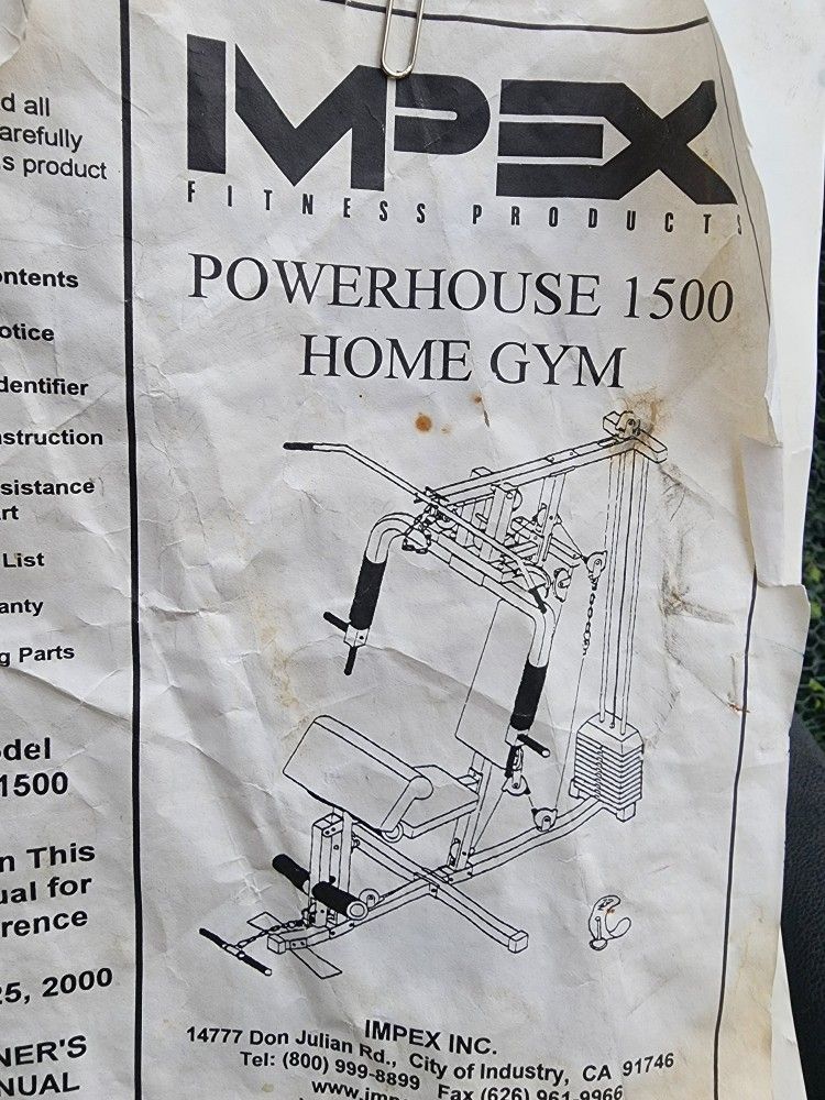 Workout Station New In Box Complete