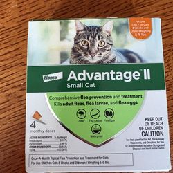 Flea Medicine Small Cat (4 Doses)