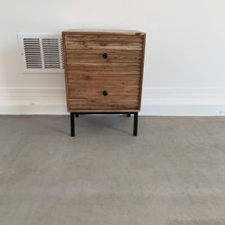 Small Sturdy Printer desk W/Drawers 