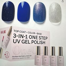 3 In 1 One Step Gel Nail Polish Set Of 4