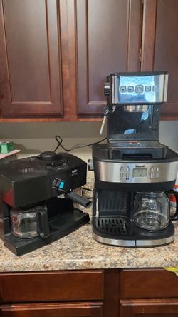 bella PRO - Combo 19-Bar Espresso & 10-Cup Drip Coffee Maker - Stainless Steel