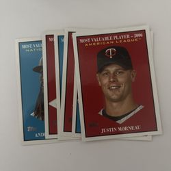 Pack Of 5 MVP CARDS