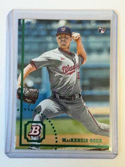 2022 Bowman Heritage #9 MacKENZIE GORE RC Rookie Washington Nationals