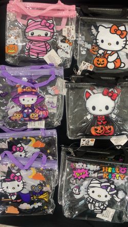 Hello Kitty Halloween bags 6 1/2 x 6
