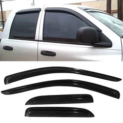 Fits 02-09 Dodge Ram 1500 / 2500 / 3500 Quad/Crew Cab Acrylic Window Visors 4PCS