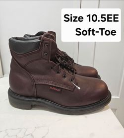 Red Wings Soft Toe Work Boots Size 10.5