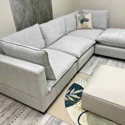 I'm selling a new sofa with ottoman. 