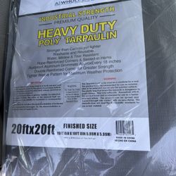 20x20 Heavy Duty Poly Tarp 
