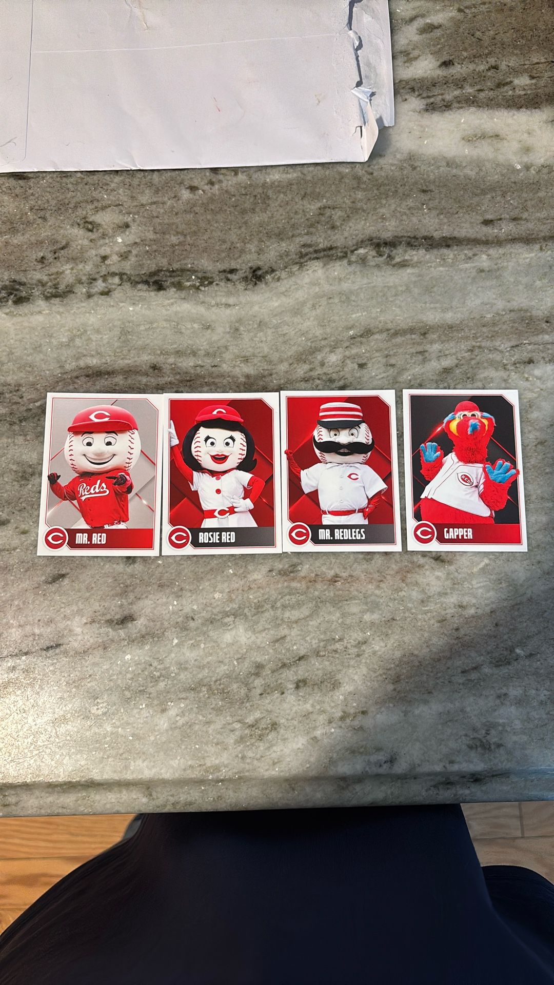 Reds Mascot Cards