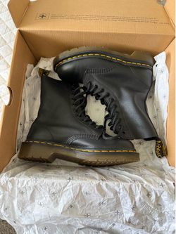Dr Martens boots 1490 VIRGINIA LEATHER MID CALF BOOTS