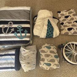Nautical Nursery Crib Set Bedding 