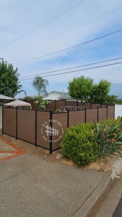 Vinyl fence