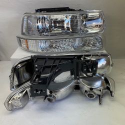 LA Zona Auto Parts 1999 to 2006 Chevrolet Suburban Tahoe Silverado Headlights Luces Micas Calaveras Faros Focos Luz  