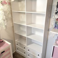 Huge Bookshelf With Drawers