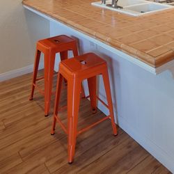 Orange Stools