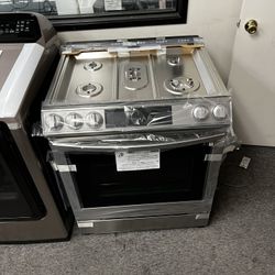 SAMSUNG GAS SLIDE IN RANGE 30”
