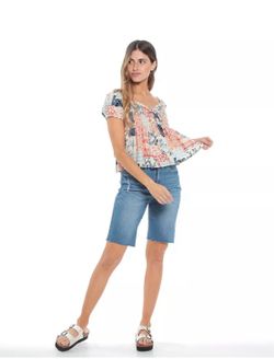 Cute patchwork design blouse