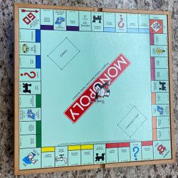Monopoly Sorry plus 6 Classic Games; solid wood cabinet