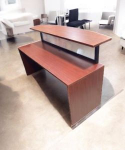 Executive Reception Desk with Transaction Top – Open Box – $300 📦 Florida
