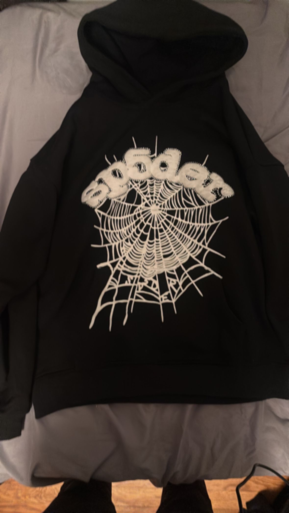 Black Spider Hoodie Size M