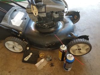 Gas motor equipment, lawn, generator, pressure washer, air compressor