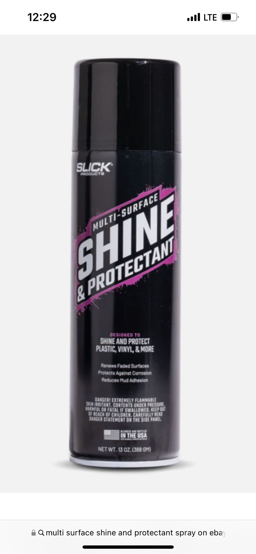 Multi- Surface Spray For All Vehicles