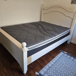  King  Bed  Frame W/ Mattress