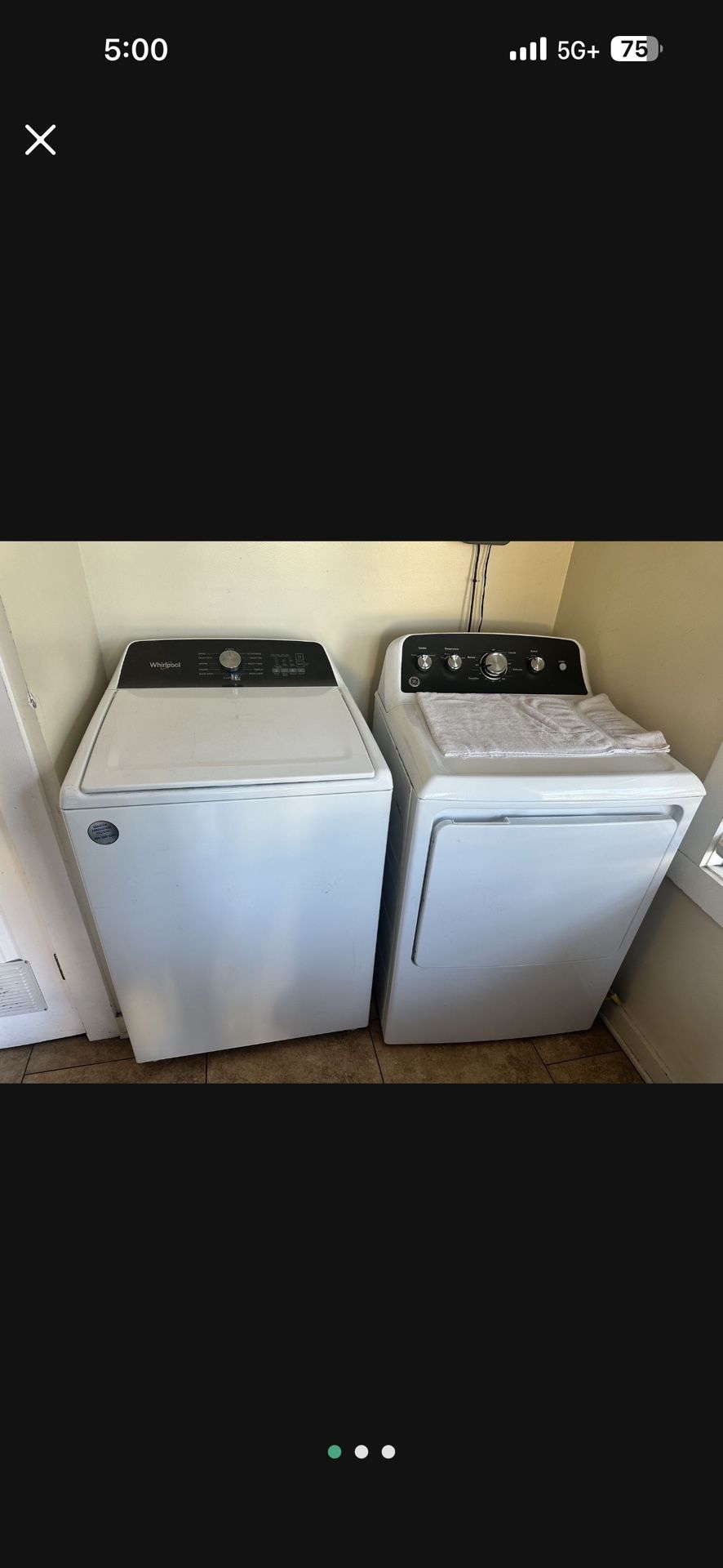 Whirlpool Washer And Dryer 