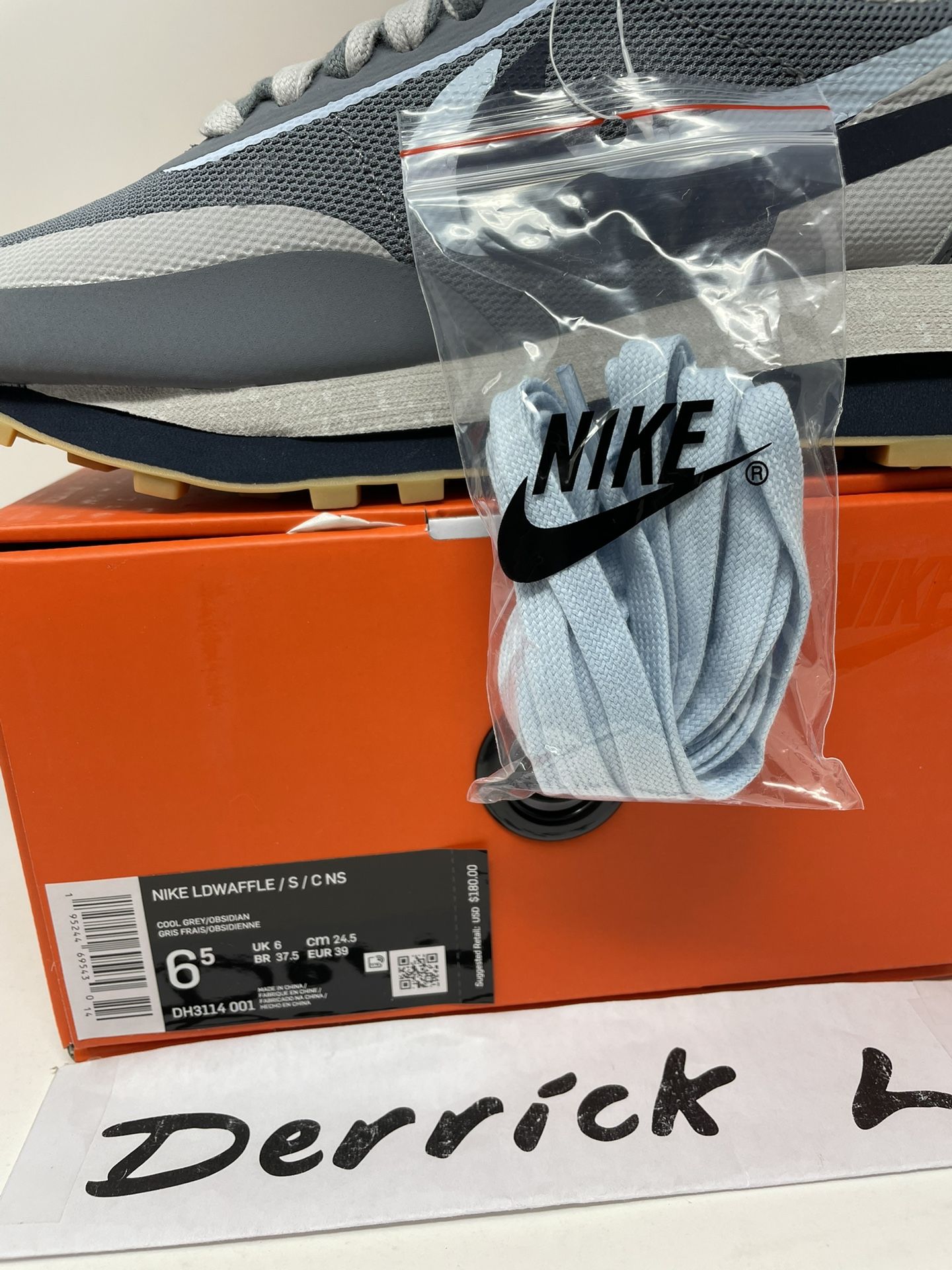 Nike LD Waffle sacai CLOT Kiss Of Death 2 Size 6.5 9 And 9.5 Men Cool