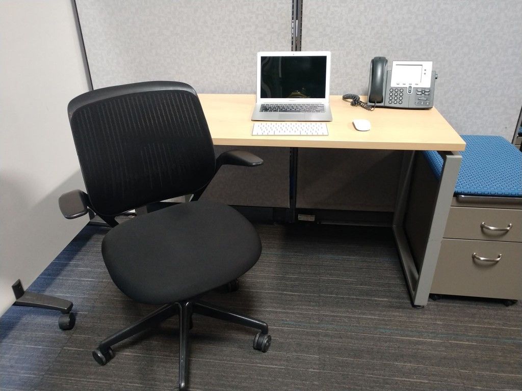 Black Office Chair Or 24"x48" Office Desk Or Bundle.