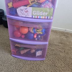 Moving Out Must Go: 3 drawer plastic storage for $10 OBO