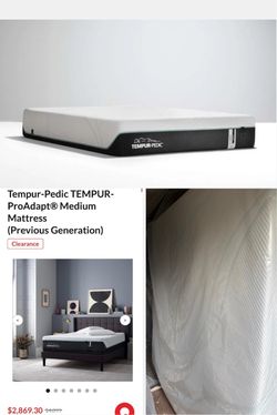 Queen Size 🔥 Tempur-Pedic TEMPUR- ProAdapt® Medium Mattress (Previous Generation)