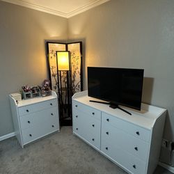 Ikea 3 drawer Hauga Dresser