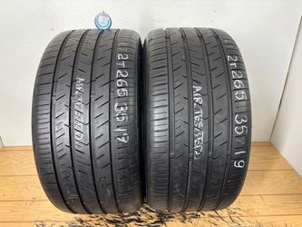 2 tires 265 35 19 Travelstar ecosport gt uhp like new no repairs