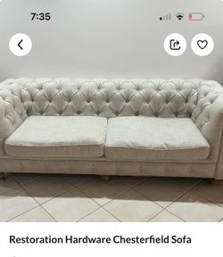 Restoration Hardware Chesterfield Couch