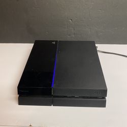 PS4 Console Blue Light For Parts No Cords Or Controllers 