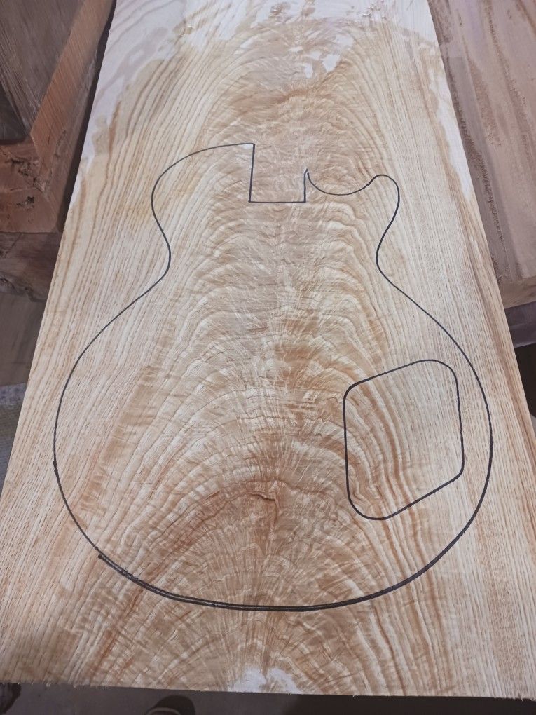 Highly  Figured Guitar  Billets