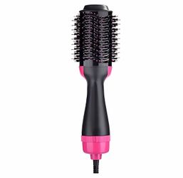 High-speed hair dryer brush, combed without heat damage, quick drying and smoothing without frizz, includes travel bag