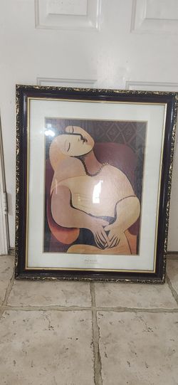 Picasso's Le Reve Framed Reproduction
