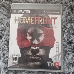 PS3 Game Home front 