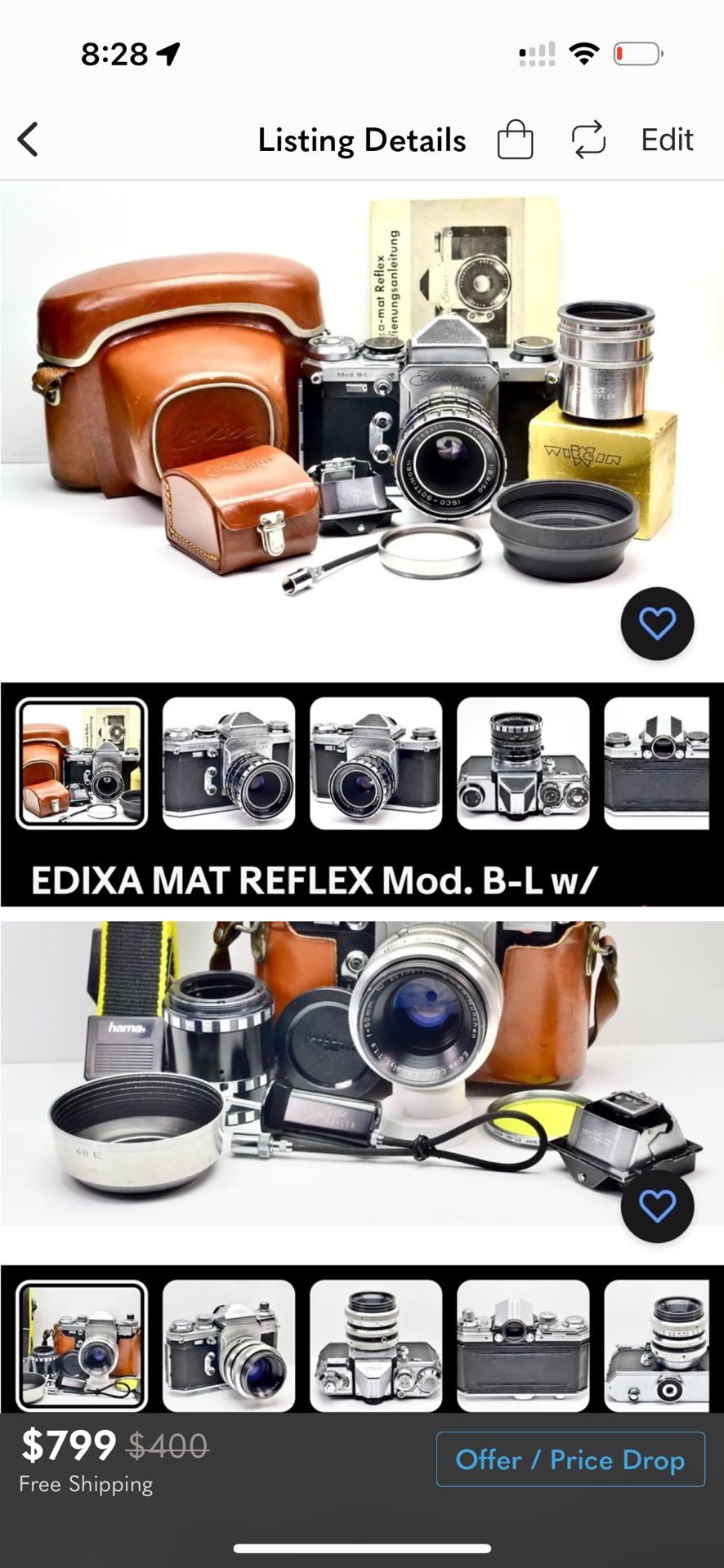 EDIXA mat Reflex Camera