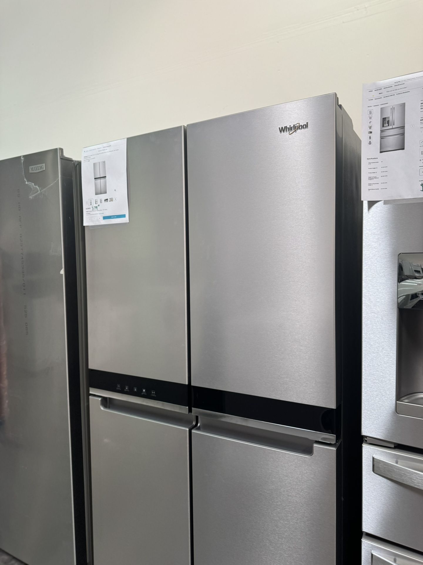 Whirlpool Energy Star Certified French Door Refrigerator In Stainless Steel