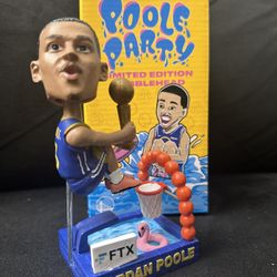 Jordan Poole “Poole Party” Golden State Warriors Bobblehead