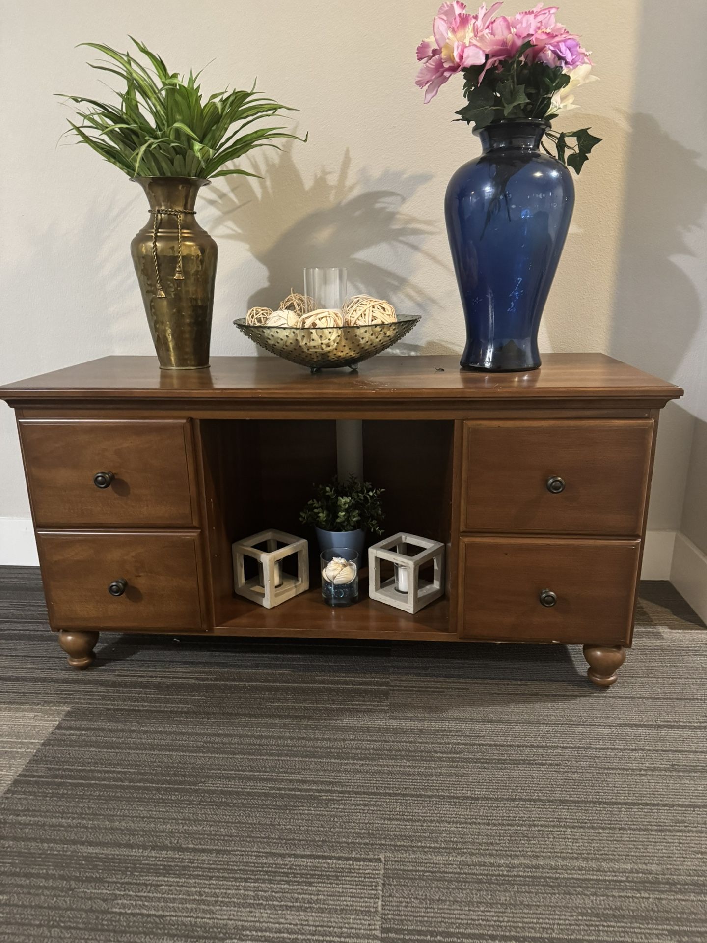 Solid Wood TV Stand / Storage Console 