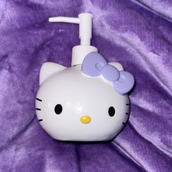 Hello Kitty Soap Dispenser Purple Bow