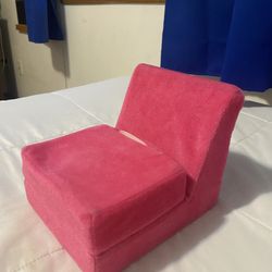 pink american girl doll chair 