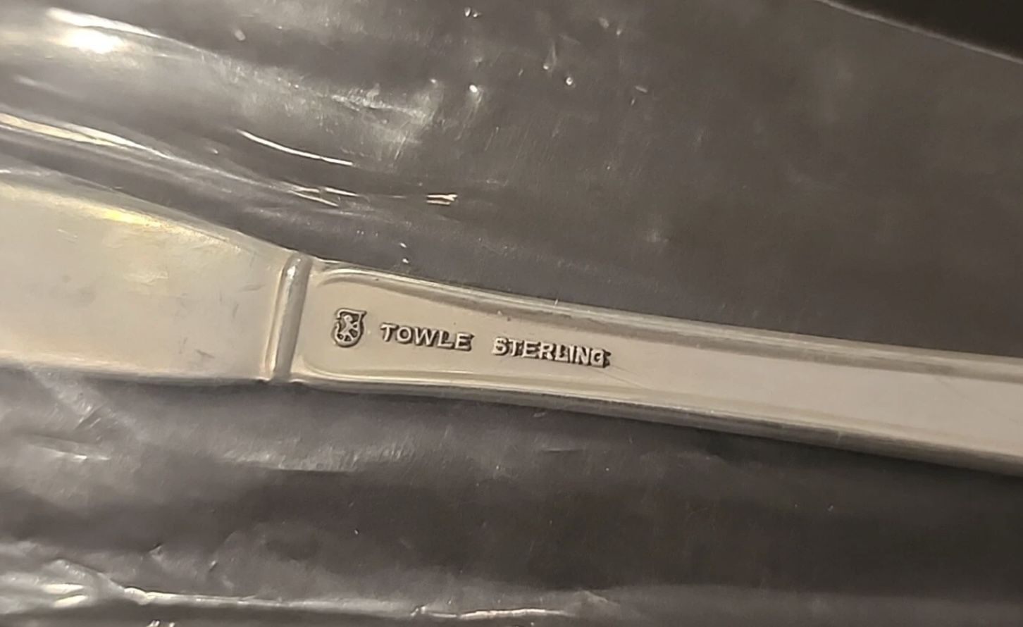 230gm - 8pc - Towle Sterling Silver Butter Spreader Flat Handle New 6"