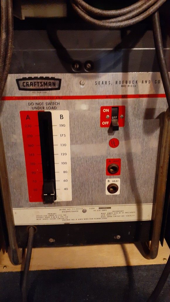 Craftsman 230amp Arc Welder